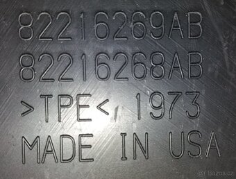 DODGE RAM - ČERNÉ GUMOVÉ KOBERCE MOPAR - 6