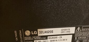 3D FULL HD LED Smart Televize LG 32LA620S - 82 cm - Wifi - 6