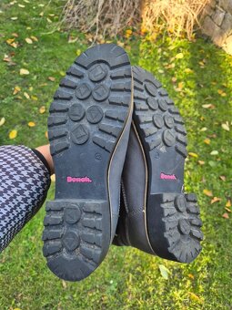 Zimní kožené polokozačky Bench vel. 42 nové - 6