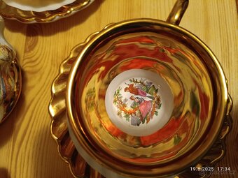 Prodám ČAJOVOU přátelskou SADU PRO DVA z porcelánu - 6