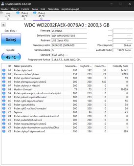 Pevné disky HDD Western Digital Black, 2TB, 750GB - 6