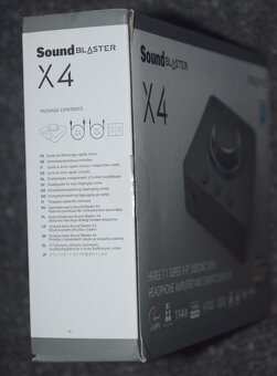Creative Sound Blaster X4 externí Hi-res 7.1 USB DAC, nová - 6