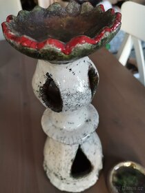 Svícen, lampa "Bílá královna" - zakázková výroba - 6