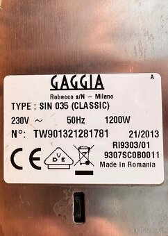 Kávovar Gaggia Espresso Classic - 6