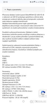 Nabízim solárni panel SOLARFAM 100W Monokrystalický - 6