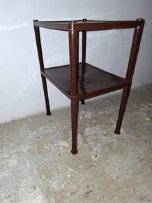 STOLEČEK plastový - odkládací stolek s poličkou 40x30-78cm - 6
