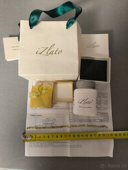 Nový. Zlato 14k náramek 20 cm - 6