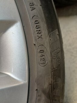 Prodám alu disky Škoda Trifid 17" 5x112 LETNÍ pneu - 6