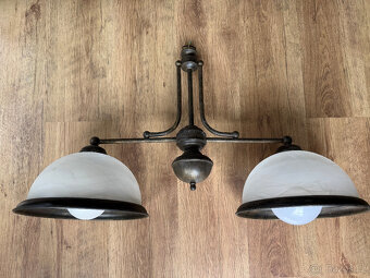 Moderní dvouramenný lustr zánovní - 6