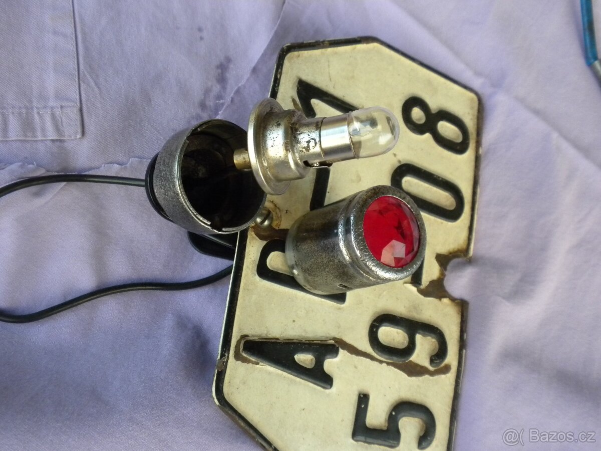 JAWA předválečná všechny modely zadní světlo plechové - 7