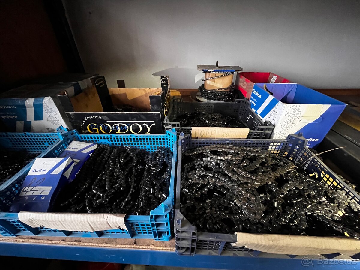 lišta, řetěz, díly na harvestor - 7