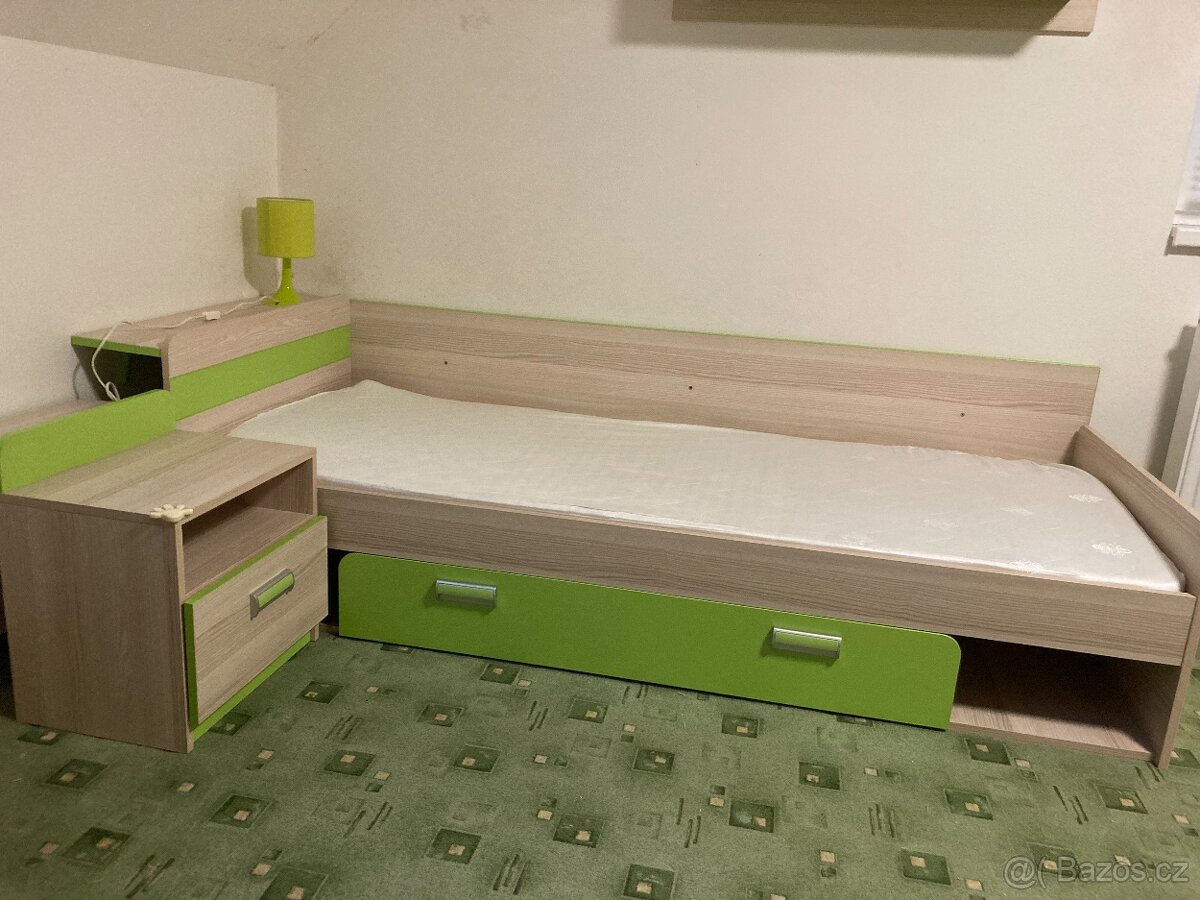 Nábytek pro dětský pokoj LENA - skříň, stůl, postel - 7