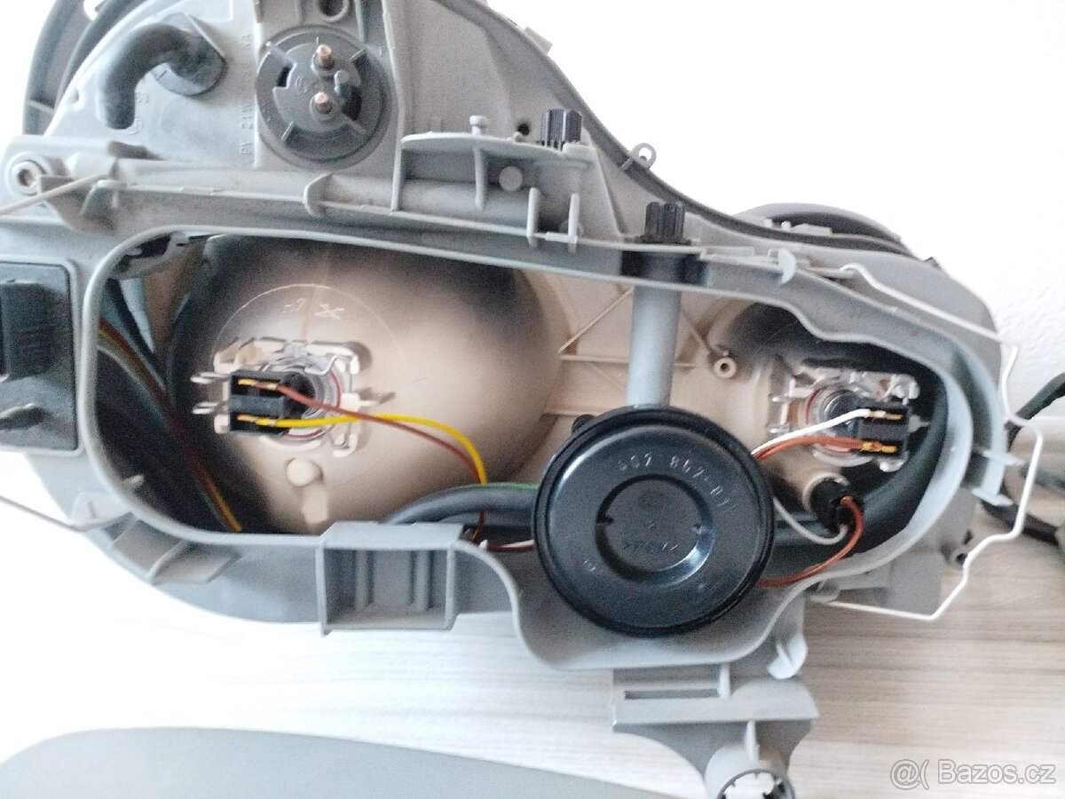 Mercedes W210 předfacelift – nové světlomety HELLA - 7
