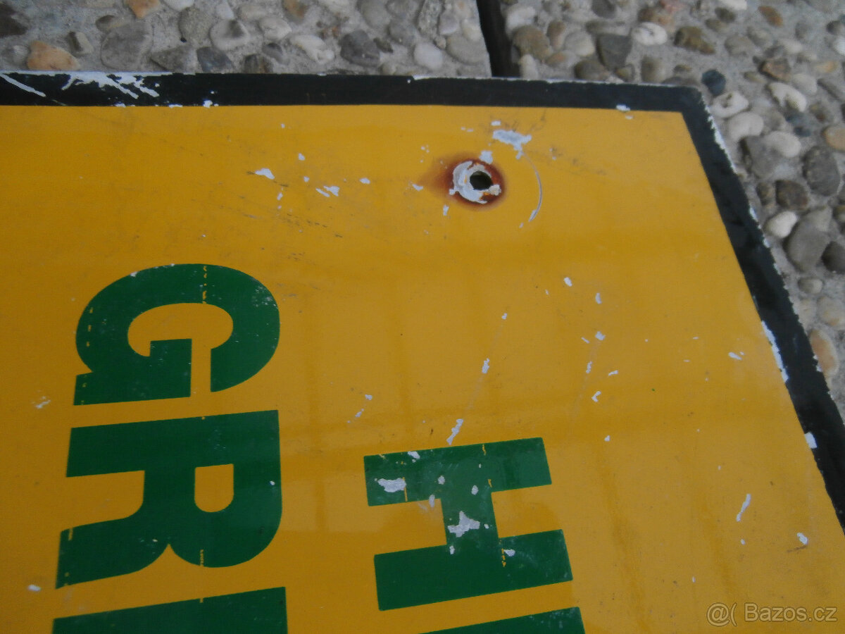 Cedule starší POLICIE státní hranice za 1.000 kč - 7