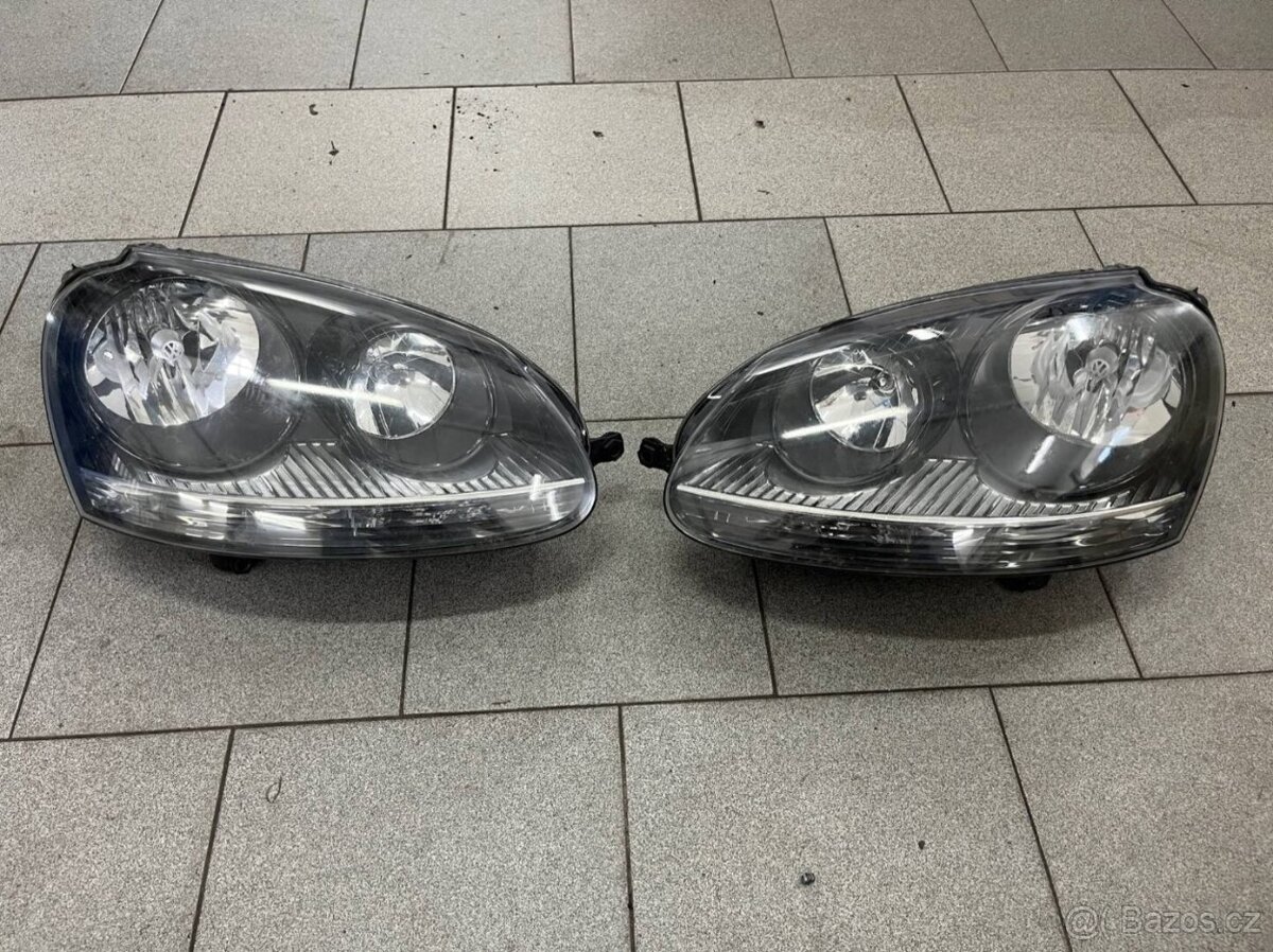 VW Golf V přední světlomety originál - 7