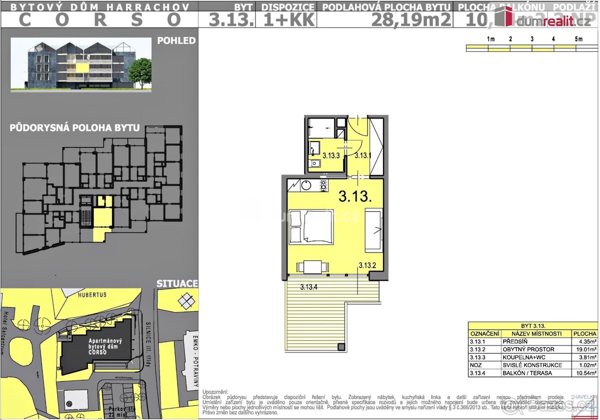 prodej apartmánu 1+kk, 38m2, Harrachov - 7