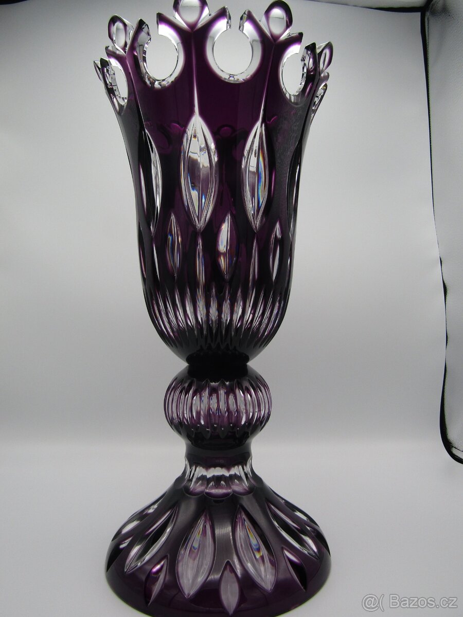 ceasar crystal flamenco váza barevný křišťál - 7