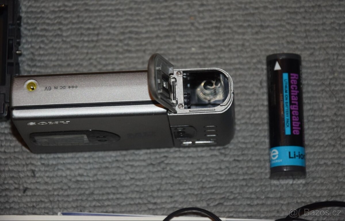 MD minidisc SONY MZ-R35, DO, sluch,,manual, adapter AA bater - 7