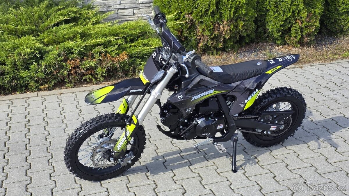 Pitbike Zuumav S2 125ccm 14/12 el starté. řazení bez spojky - 7