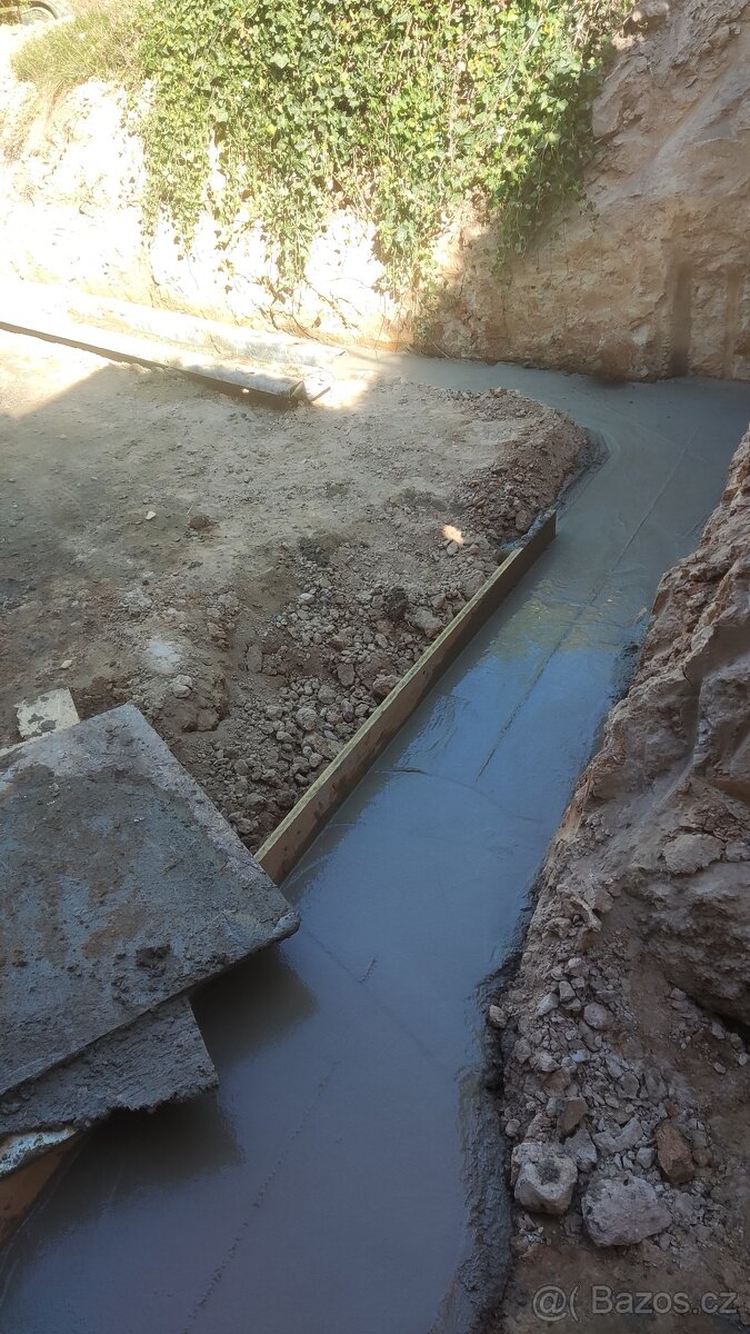 Zemní práce, štípání dřeva - 7