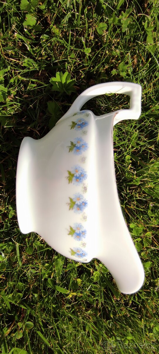 Retro porcelánová mísa, podnos, polévkovou mísu - 7