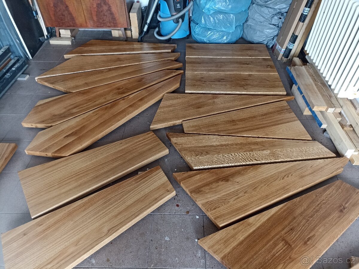 Dubové, jasanové schodnice nášlapy - 7