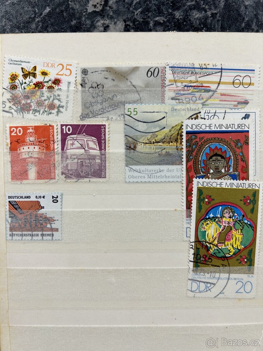 Sbírka známek mix - 7