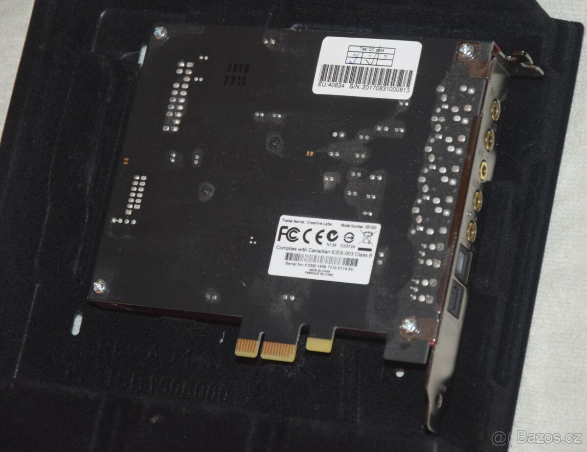 Creative Sound Blaster ZX PCI-Express zvuková karta 5.1, - 7