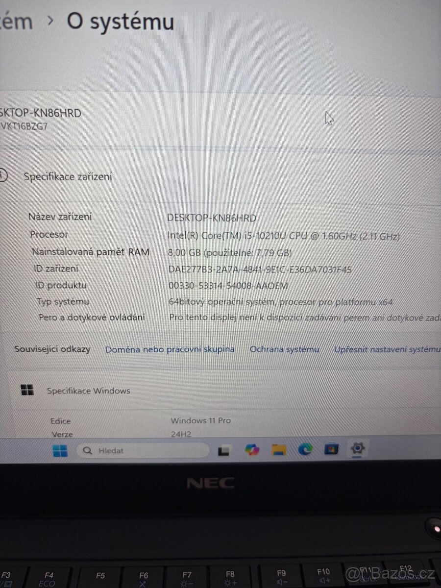 Notebook NEC VersaPro VB7 Intel corei5 - 7