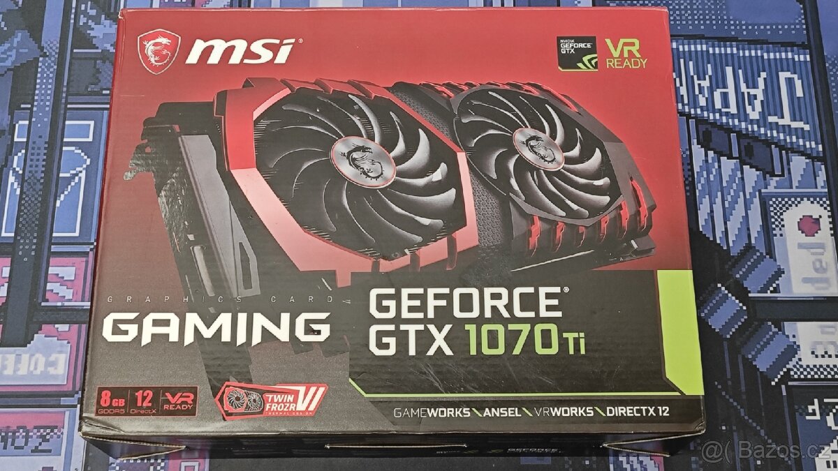 MSI GeForce GTX 1070 Ti Gaming 8G grafická karta - 7
