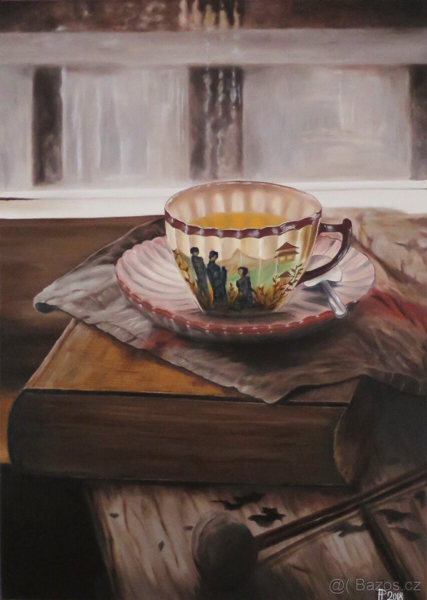 Ručně malovaný obraz – zátiší - 7