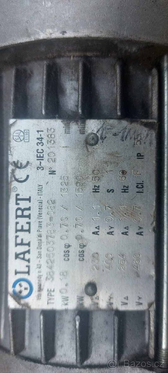 Elektromotor s převodovkou Rexroth - 7