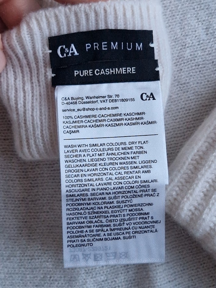 Kašmírový set čepice, šály a rukavic - 7