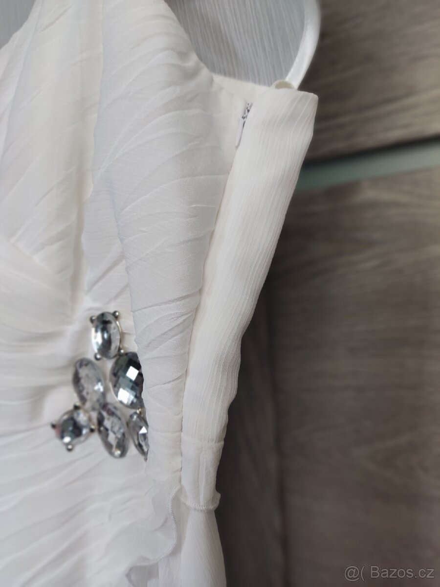 Lehoučké svatební šaty vel.44 - 7