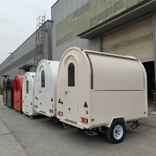 Food Truck Krémový 1,6 m široký s podvozkem - 7