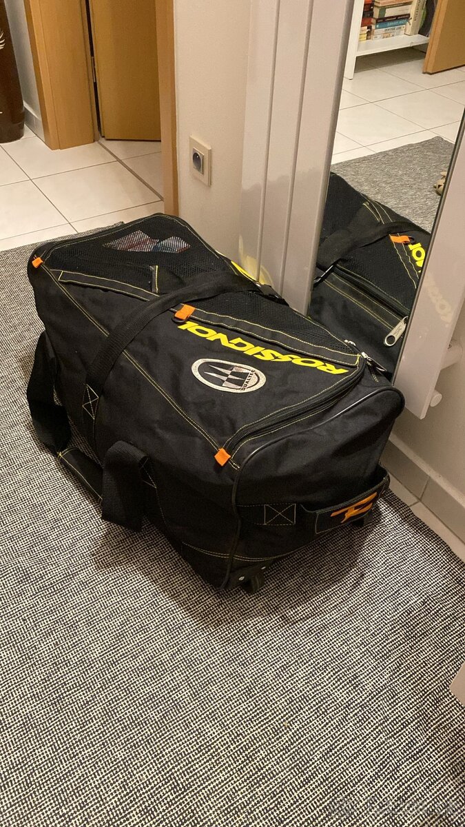 Rossignol černá sportovní taška na kolečkách - 7