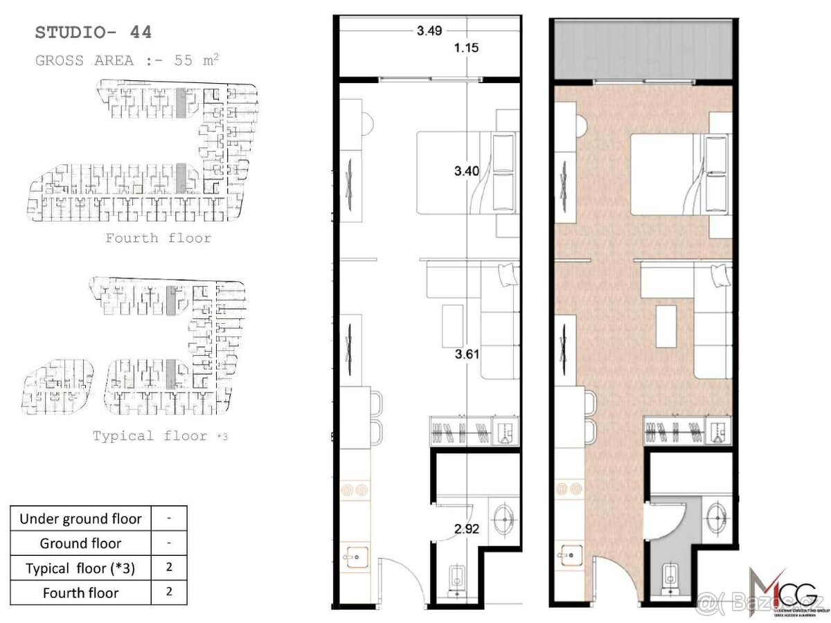 Studio Panorama hills Hurghada centrum - 7