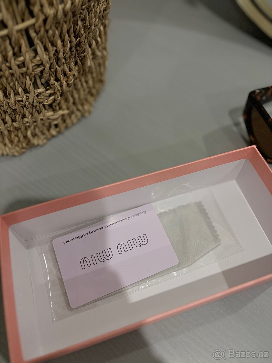 Hnědé brýle Miu Miu - 7