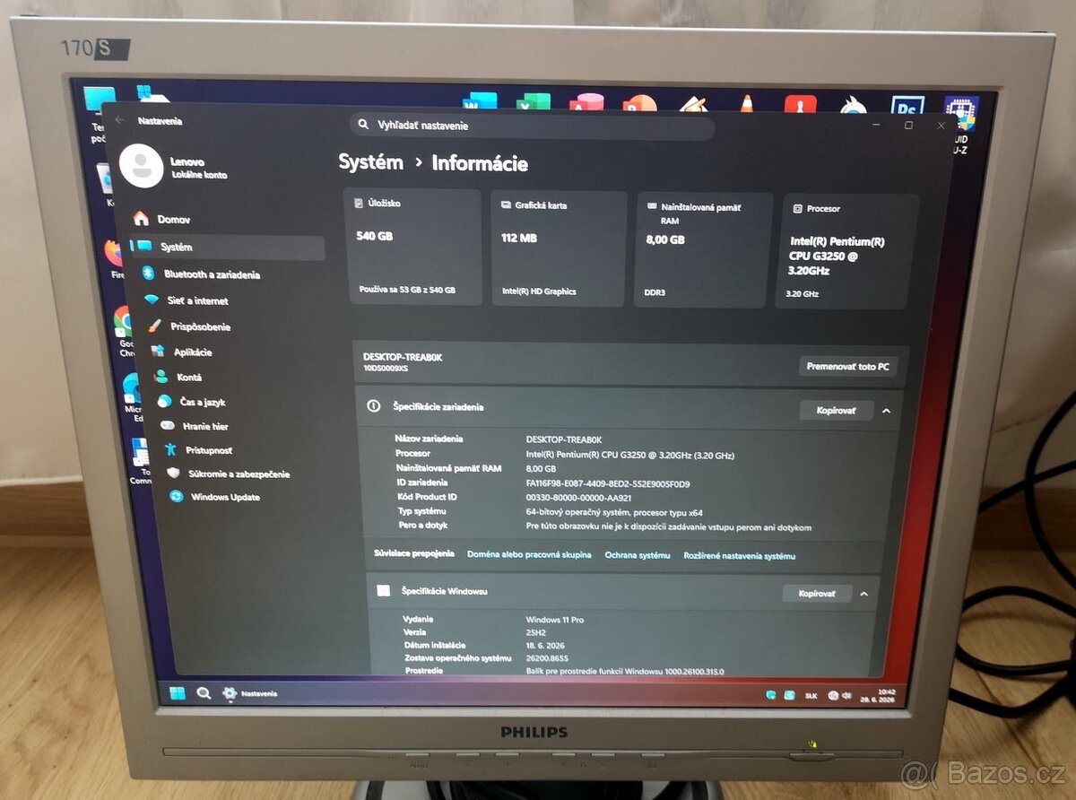 Predám starší PC Lenovo (13-2) - 7