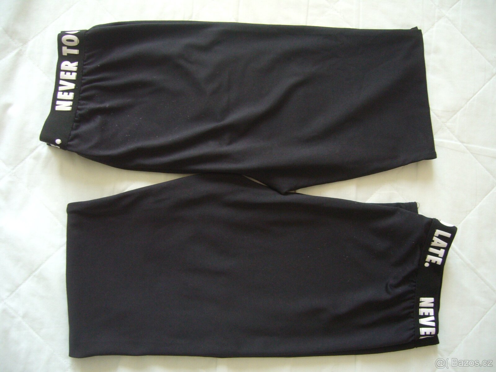 Prodám dvoje černé dívčí legíny - 7