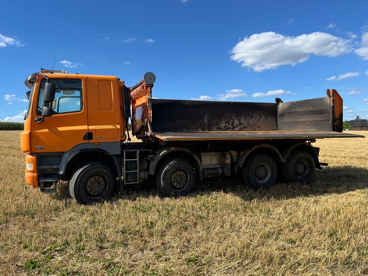 Prodám sklápěč daf cf 85.460 8x4, - 7