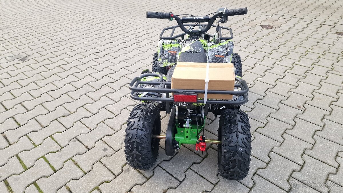 Dětská elektro čtyřkolka ATV Torino 1200W 48V graffiti zelen - 7
