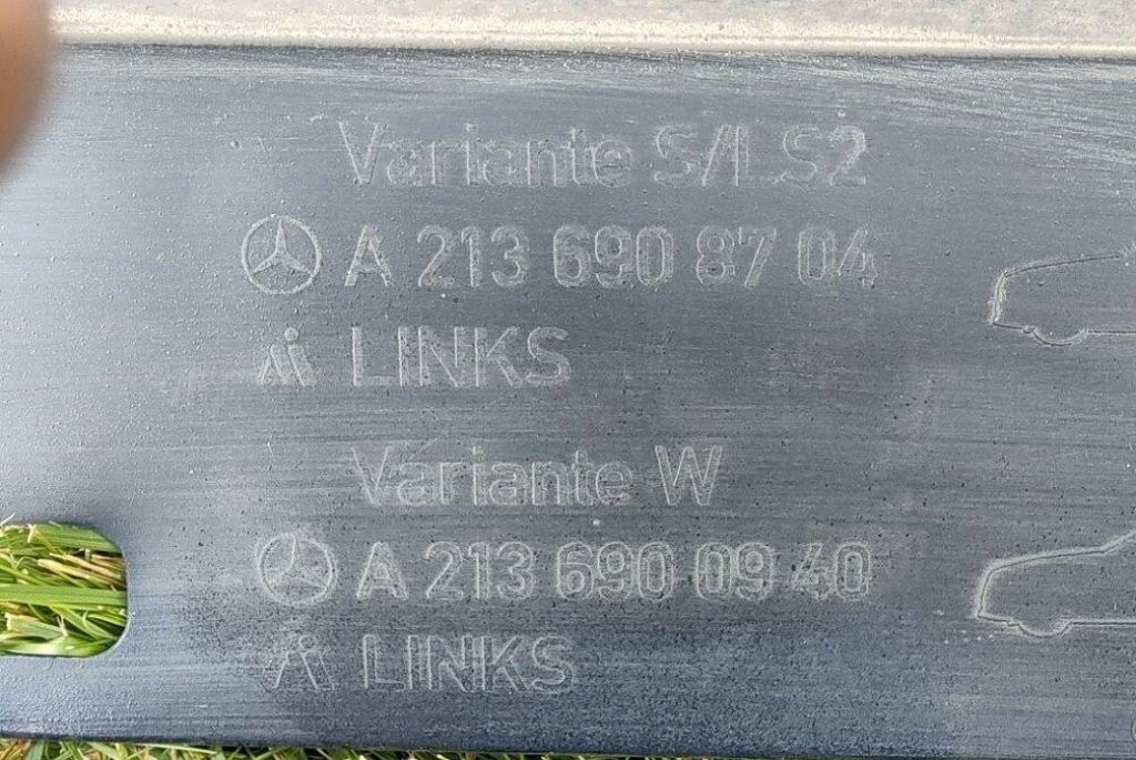 Mercedes E W213 213 - Lavy prah podbeh kryt - 7