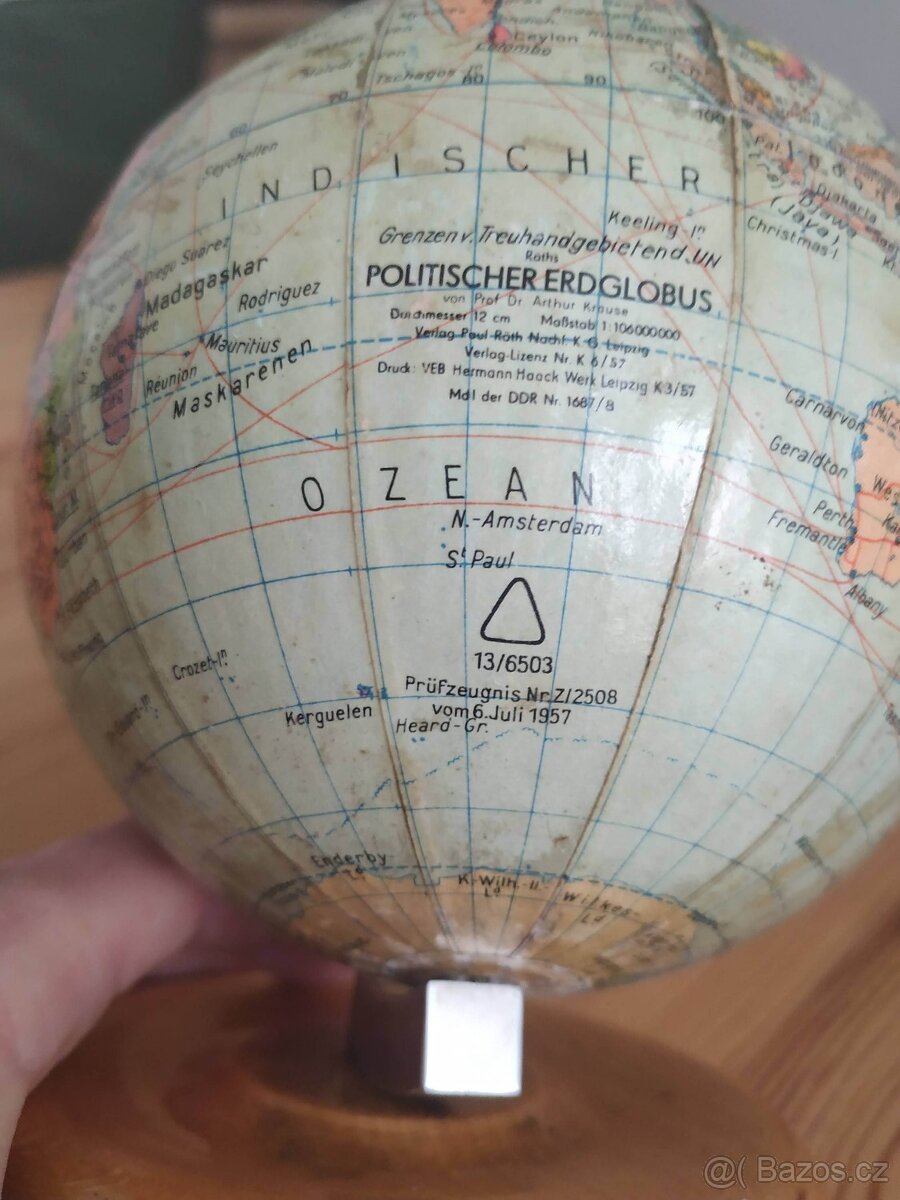 Malý glóbus 1957 - 7