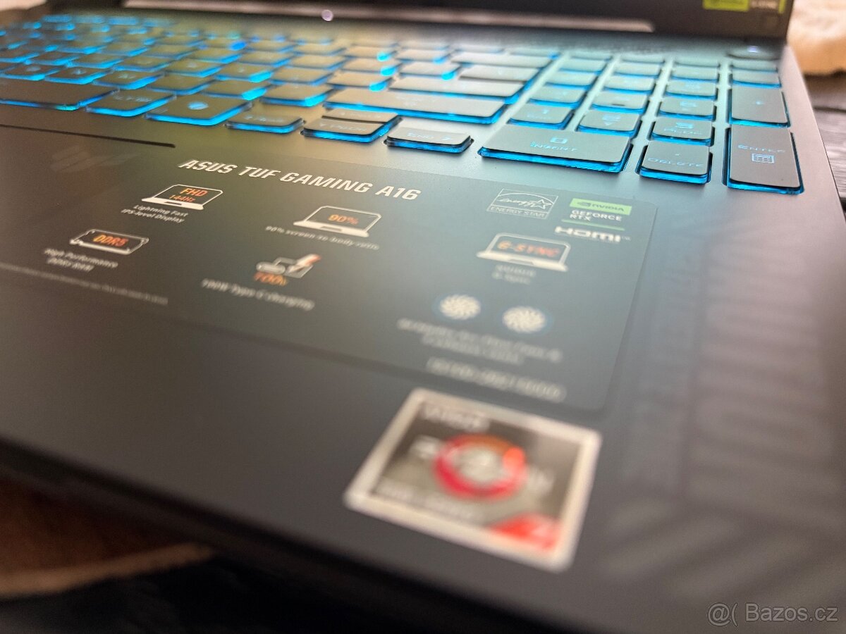 Herní notebook Asus TUF Gaming A16, ZÁRUKA - 7