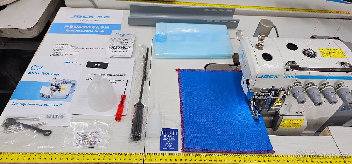 šicí stroj nový automatický odstřih nití JACK C2-4-MO3/333 - 7
