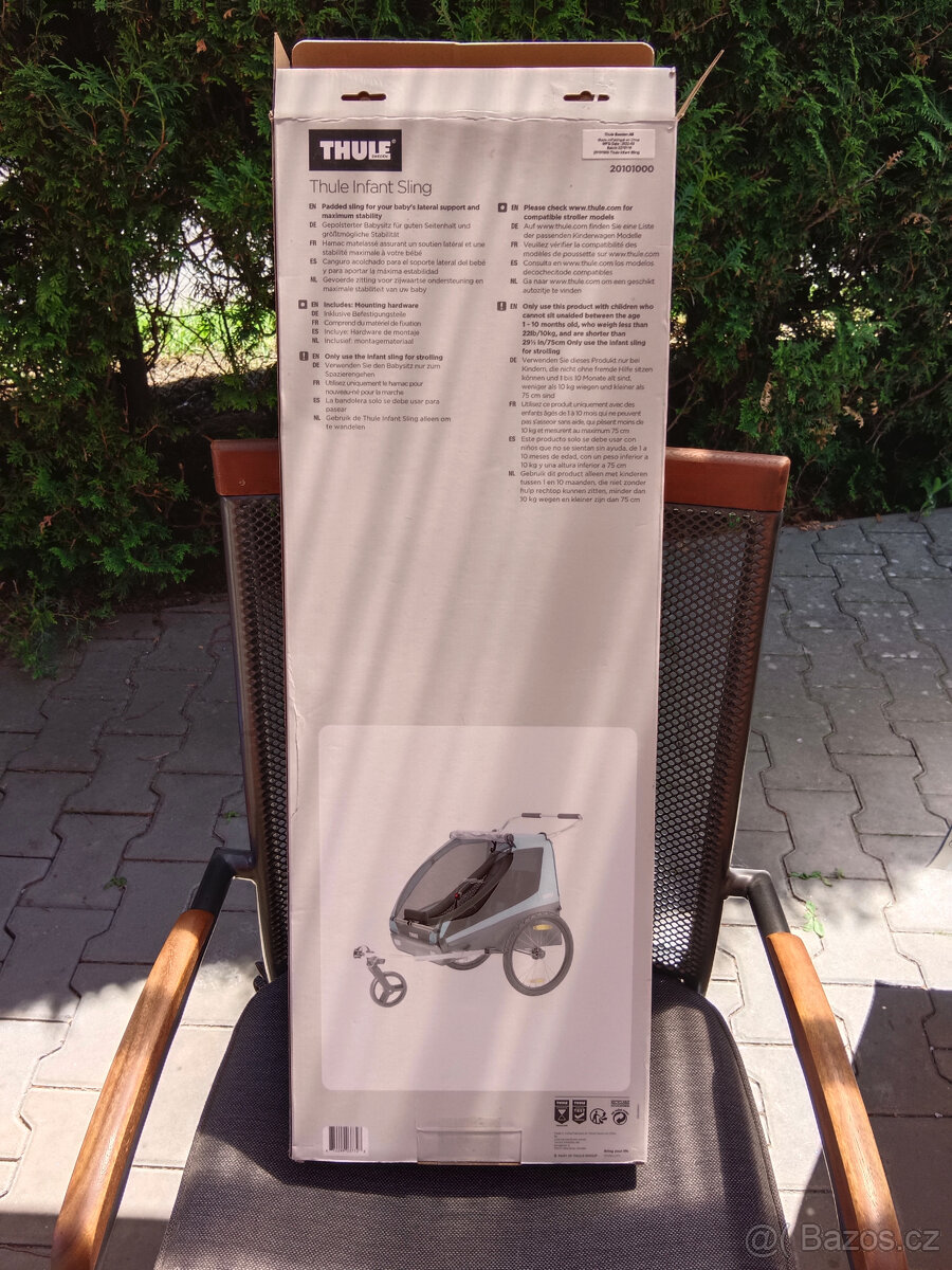 Miminkovník - závěsné lůžko - Thule Chariot infant sling - 7