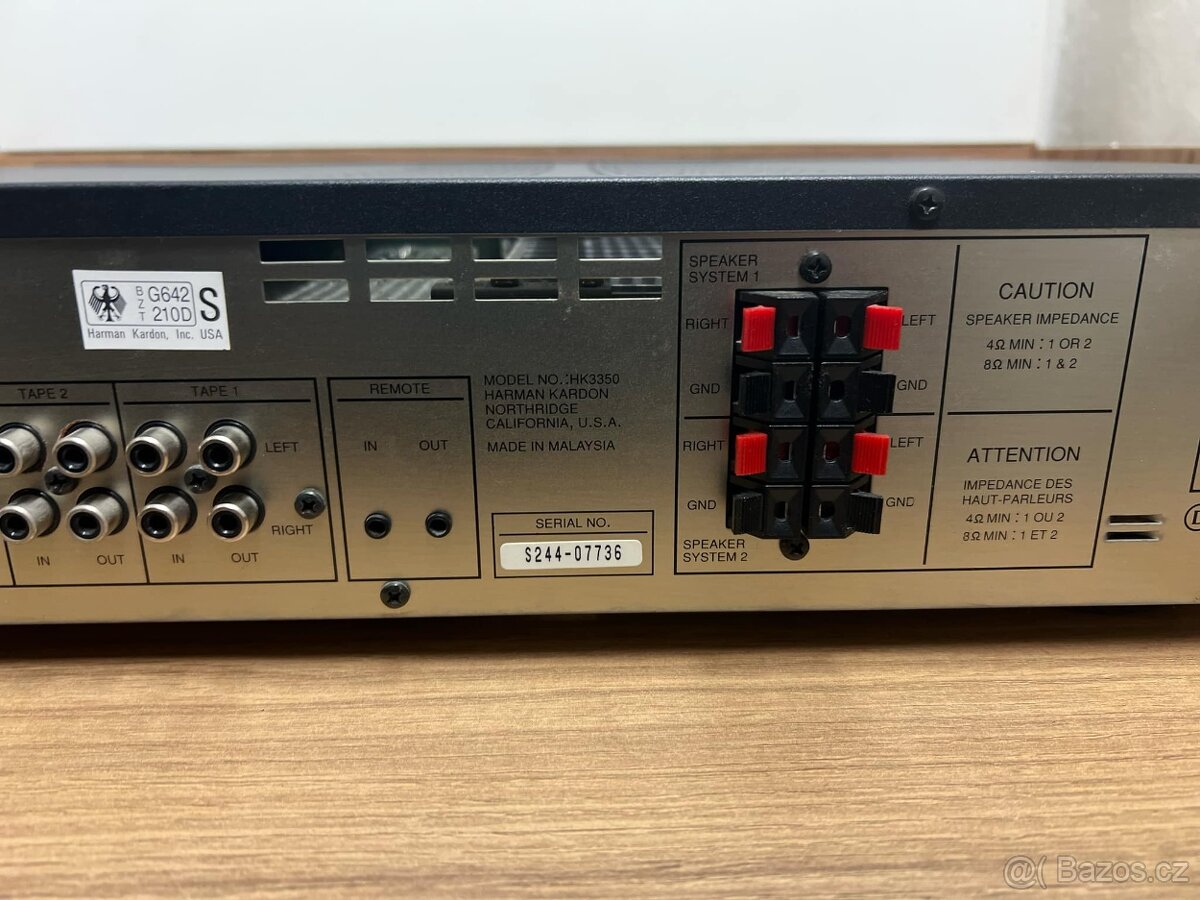 HARMAN KARDON RECEIVER HK3350 - 7