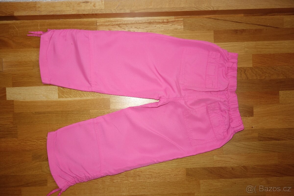 2x kalhoty (i 3/4) pro dvojčata vel.116 - 7