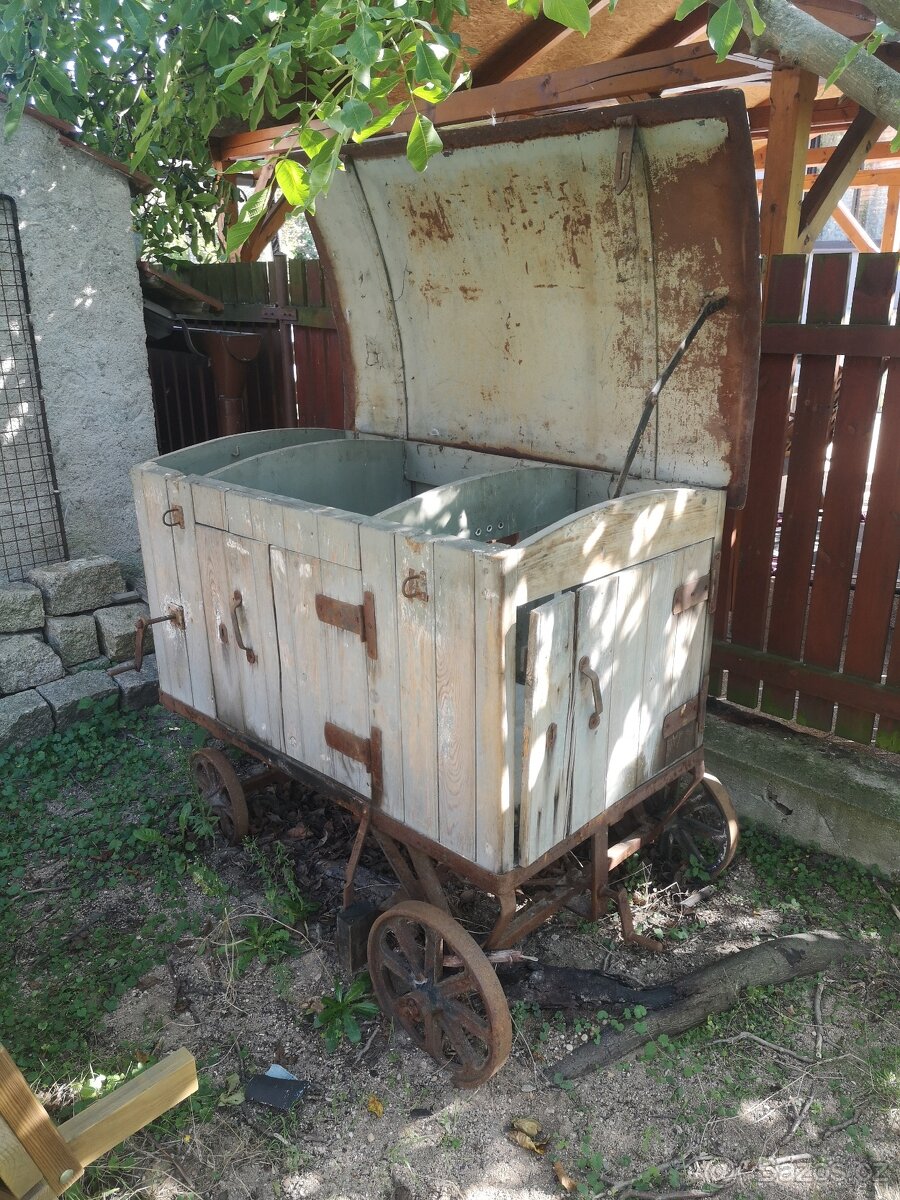 Vozík starý, historicky kompresor - 7